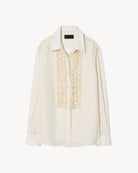 Marisa Silk Shirt-Clothing-Nili Lotan-Ivory-XS-Mercantile Portland