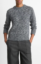 Marled Crew Neck Sweater-Clothing-Vince-Medium Heathery Grey Combo-XXS-Mercantile Portland