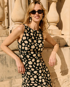 Martina Silk Dress-Dresses-Ciao Lucia-Shell Print-XS-Mercantile Portland