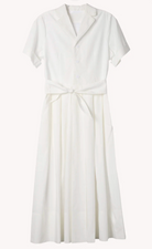 Martine Dress in Natural White-Dresses-Love Binetti-White-S-Mercantile Portland