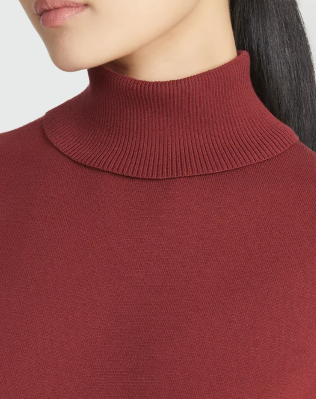 Matte Crepe Sleeveless turtleneck-Clothing-Lafayette 148-Scarlet-XS-Mercantile Portland