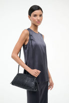 Maude Convertible Clutch-Handbags-Staud-Black Woven-OS-Mercantile Portland