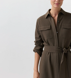 Maude Dress in Bark-Dresses-Mashburn-Bark-XS-Mercantile Portland