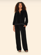 Mavis Velour Sweatpant-Clothing-Xirena-Black-XS-Mercantile Portland