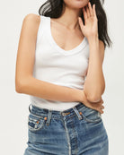 Maya Tank-Clothing-Michael Stars-White-O/S-Mercantile Portland