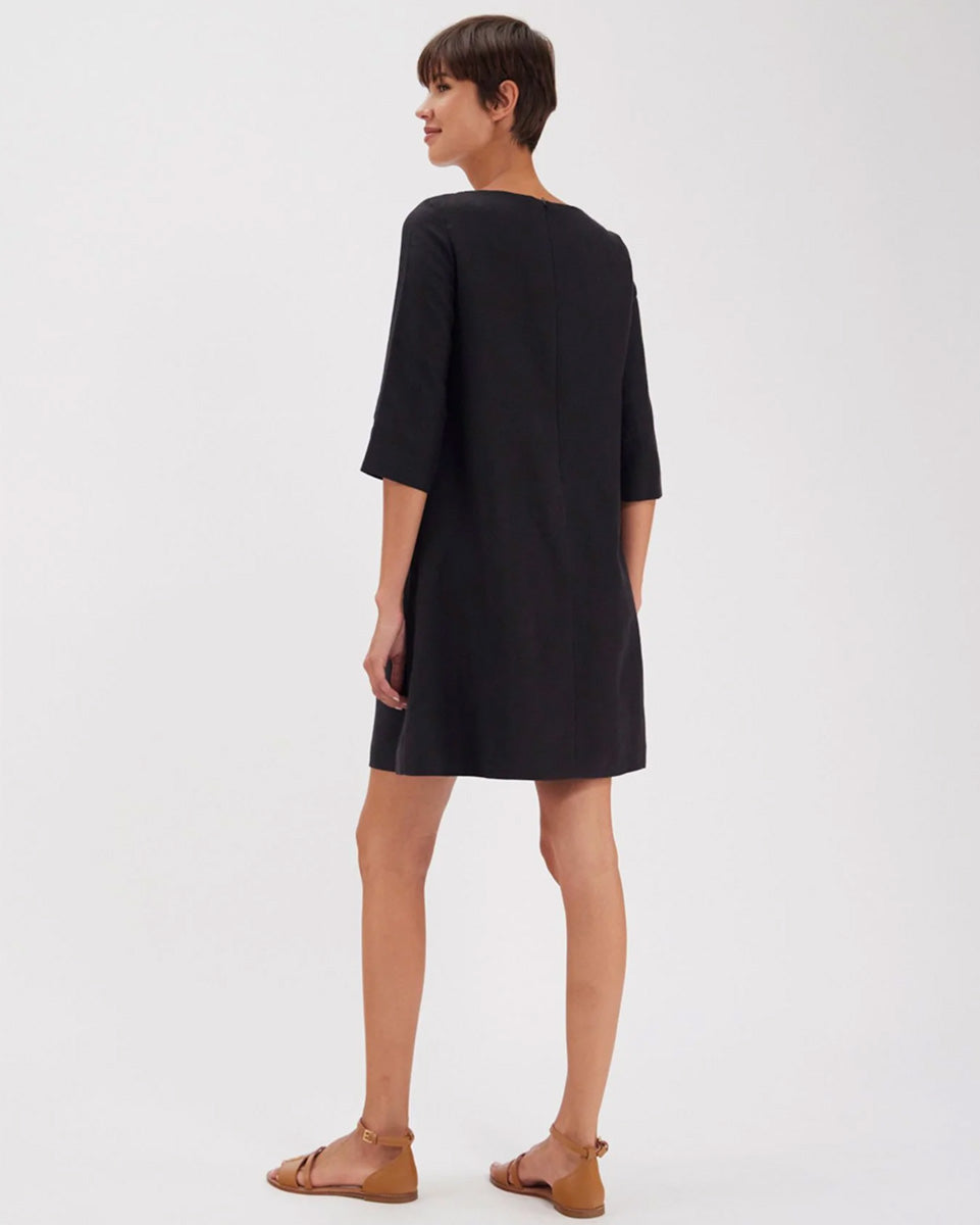 Megan Day Dress-Dresses-Ines de la Fressange-Black-34-Mercantile Portland