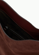 Mel Shoulder Bag in Mahogany Suede-Accessories-Staud-Mahogany-OS-Mercantile Portland