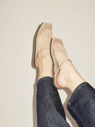 Mesh Baboosh Mule in Cream-Footwear-ROAM-Cream-6-Mercantile Portland