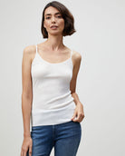 Mesh Jersey Camisole-Clothing-Lafayette 148-Cloud-XS-Mercantile Portland
