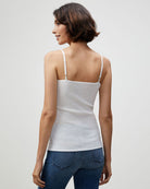 Mesh Jersey Camisole-Tops-Lafayette 148-Cloud-XS-Mercantile Portland