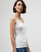 Mesh Jersey Camisole-Tops-Lafayette 148-Cloud-XS-Mercantile Portland