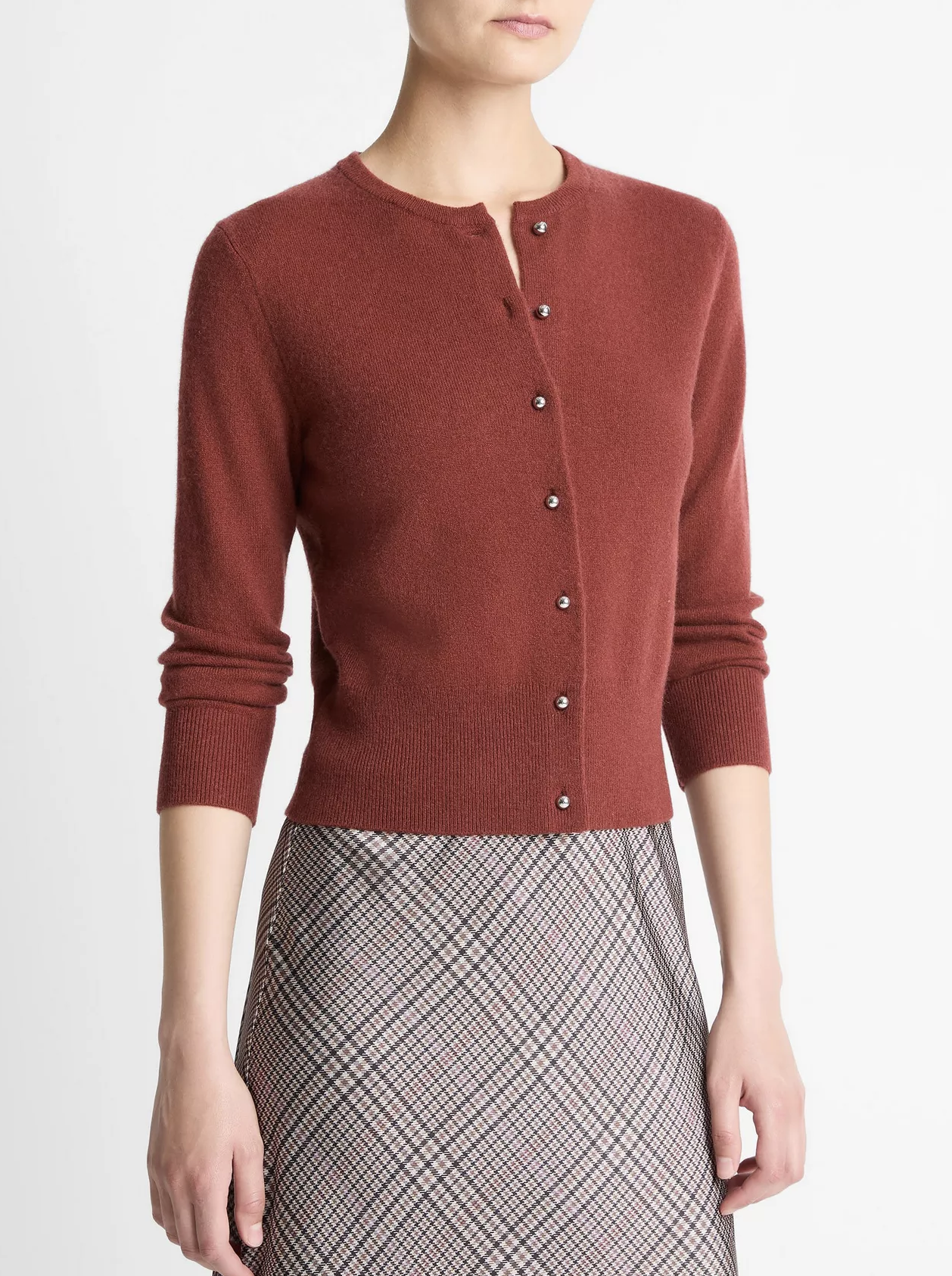 Metal Button Cardigan-Clothing-Vince-Siena-XS-Mercantile Portland
