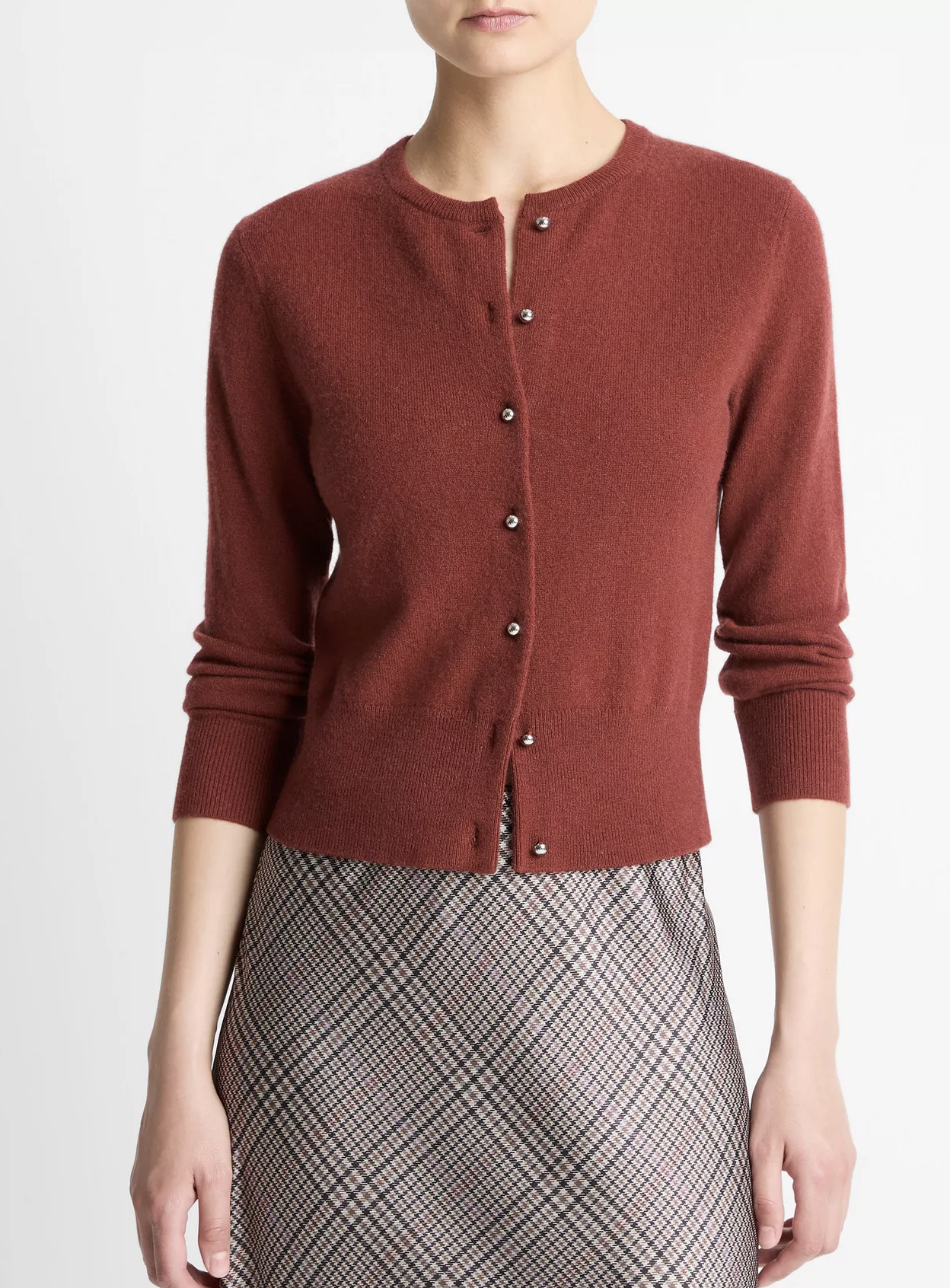 Metal Button Cardigan-Clothing-Vince-Siena-XS-Mercantile Portland