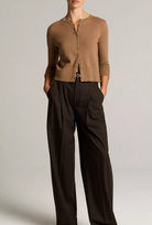 Metal-Button Cardigan in Canyon-Sweaters-Vince-Canyon-XS-Mercantile Portland