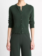Metal-Button Wool & Cashmere Cardigan-Clothing-Vince-Forest-XXS-Mercantile Portland