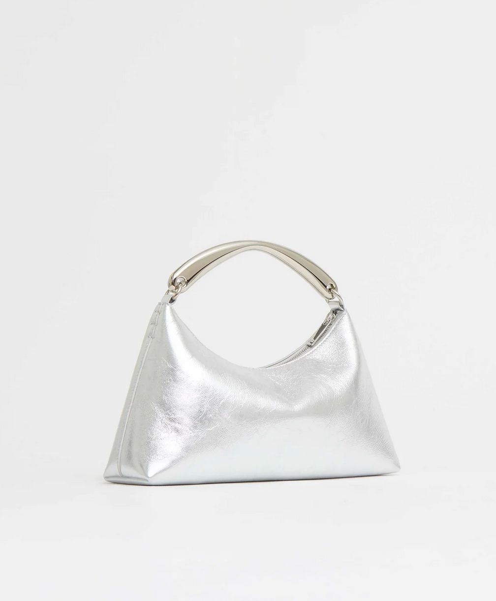 Metal Handle Rhea-Handbags-Mansur Gavriel-Silver-OS-Mercantile Portland