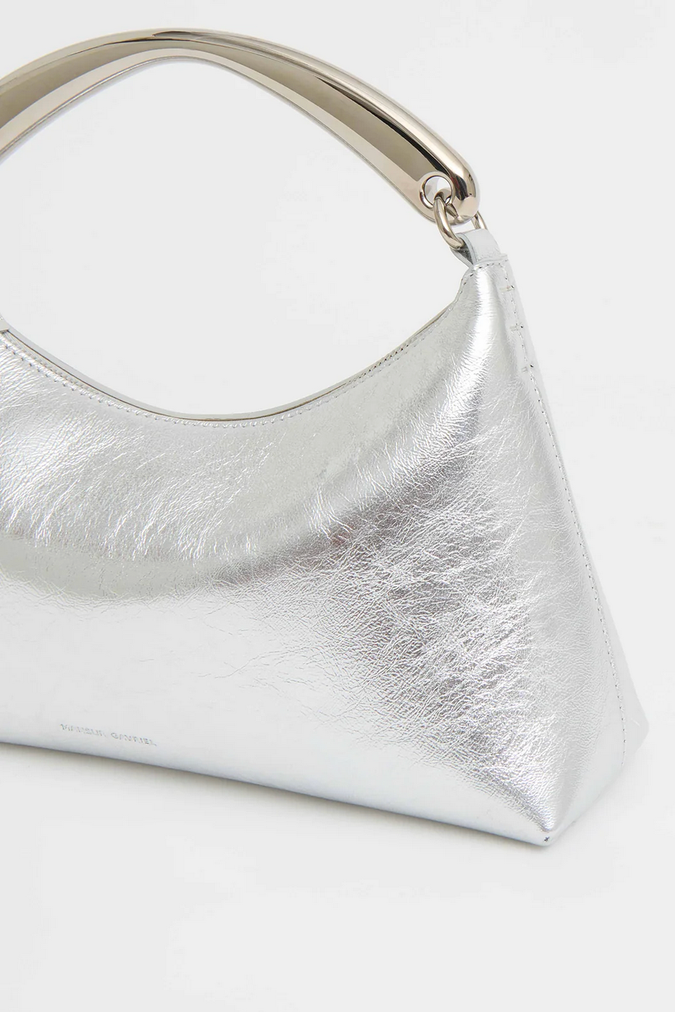 Metal Handle Rhea-Handbags-Mansur Gavriel-Silver-OS-Mercantile Portland
