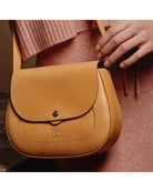 Mezzomonte Saddle Bag – Natural-Handbags-Il Bisonte-OS-Mercantile Portland
