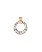 Mia Sterling Silver Pendant with Rose Gold Bail-Jewelry-Rene Escobar-Mercantile Portland