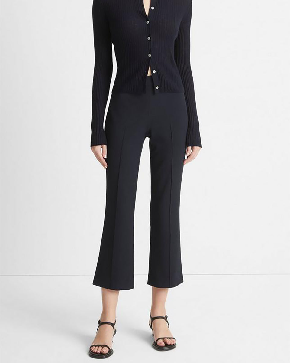 Mid-Rise Pintuck Crop Flare Pant – Mercantile Portland