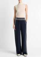 Mid Rise Placed Striped Pull On Pant-Clothing-Vince-Coastal Pale Canyon-XXS-Mercantile Portland