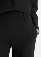 Mid-Rise Pull-On Pant-Clothing-Vince-Black-XXS-Mercantile Portland