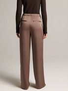 Mid-Rise Shine Crepe Pull-On Pant-Pants-Vince-Taupe Haze-XS-Mercantile Portland