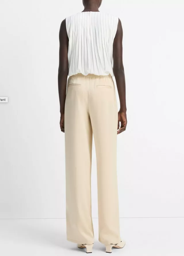 Mid Rise Side Strap Pull On Pant-Clothing-Vince-Pale Canyon-XXS-Mercantile Portland
