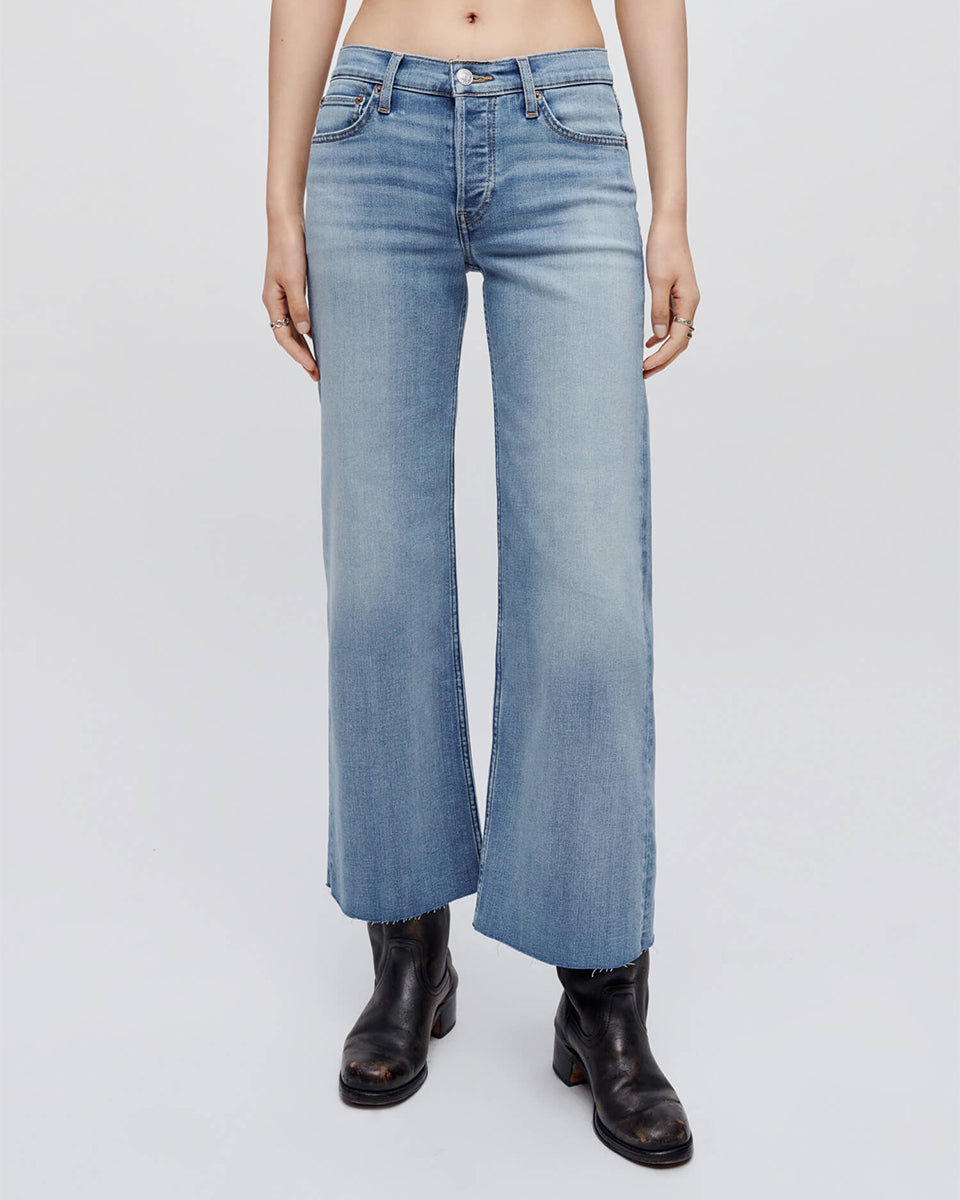 Mid Rise Wide Leg Crop in Marea-Denim-Re/Done-Marea-25-Mercantile Portland