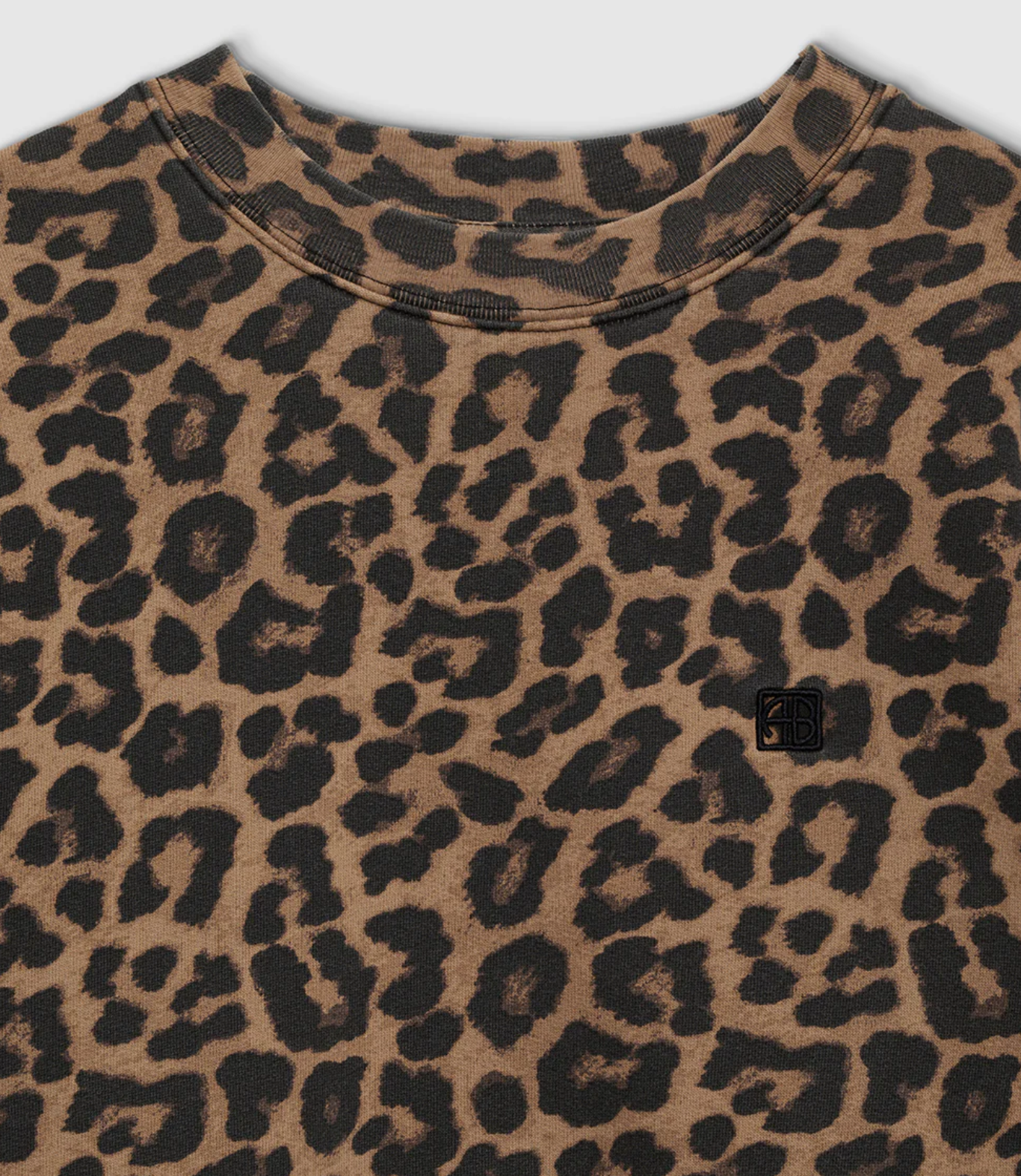 Miles Sweatshirt in Leopard Print-Tops-Anine Bing-Leopard-XS-Mercantile Portland