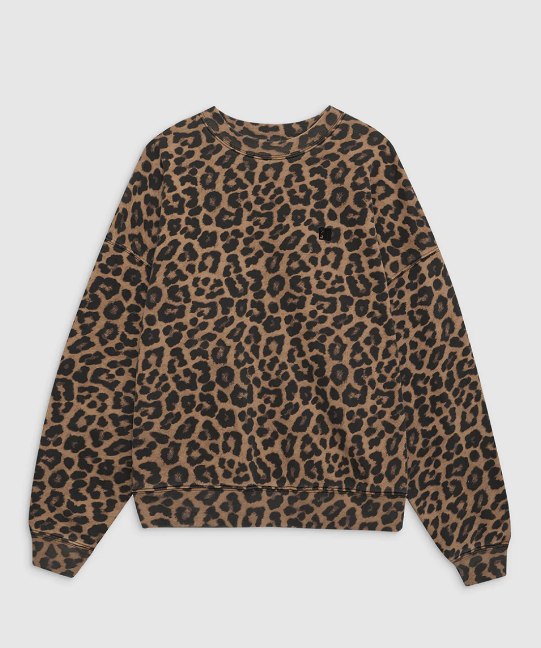Miles Sweatshirt in Leopard-Tops-Anine Bing-Leopard-XS-Mercantile Portland