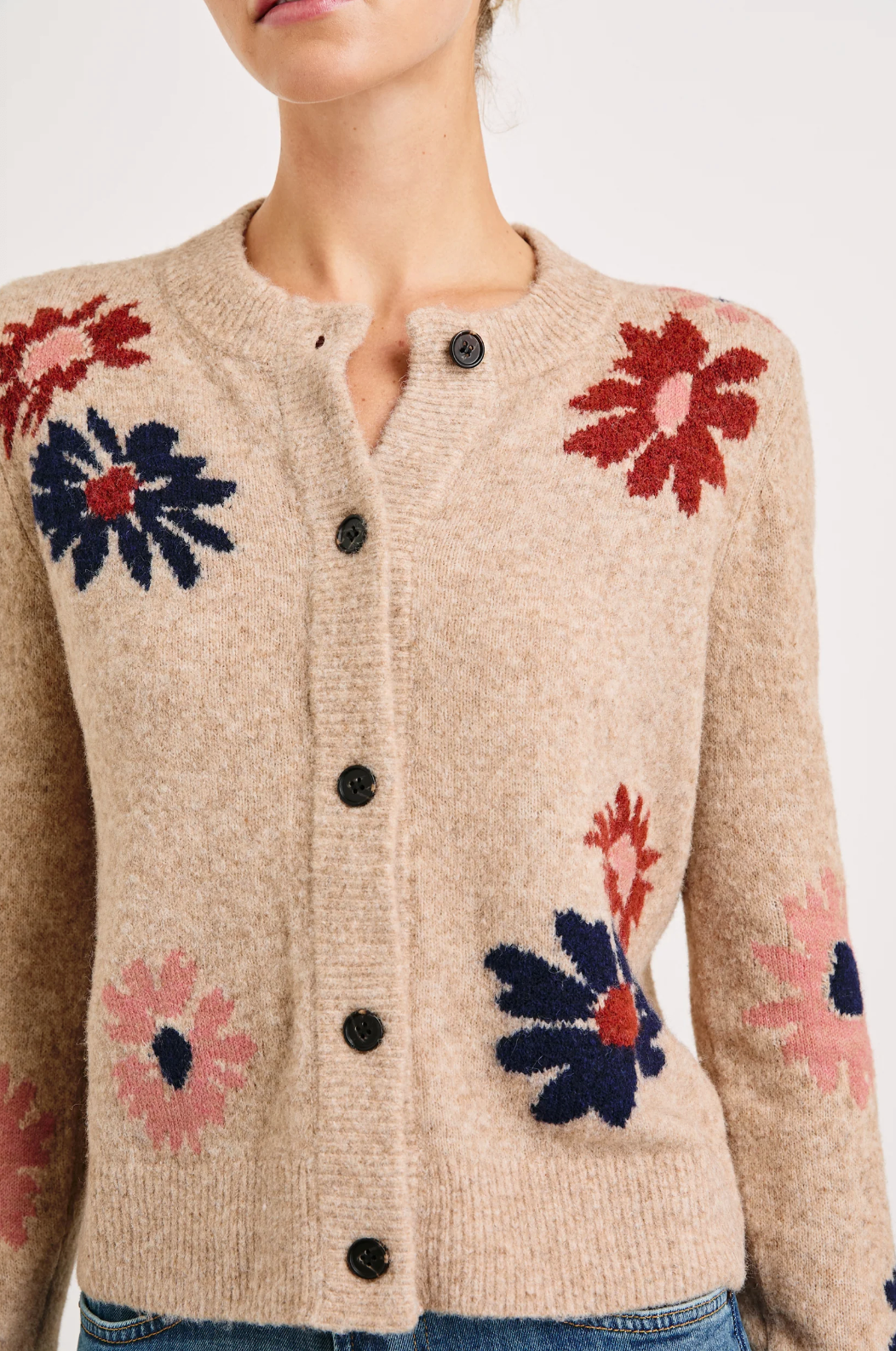 Millie Sweater-Clothing-Rails-Mauve Meadow-XS-Mercantile Portland