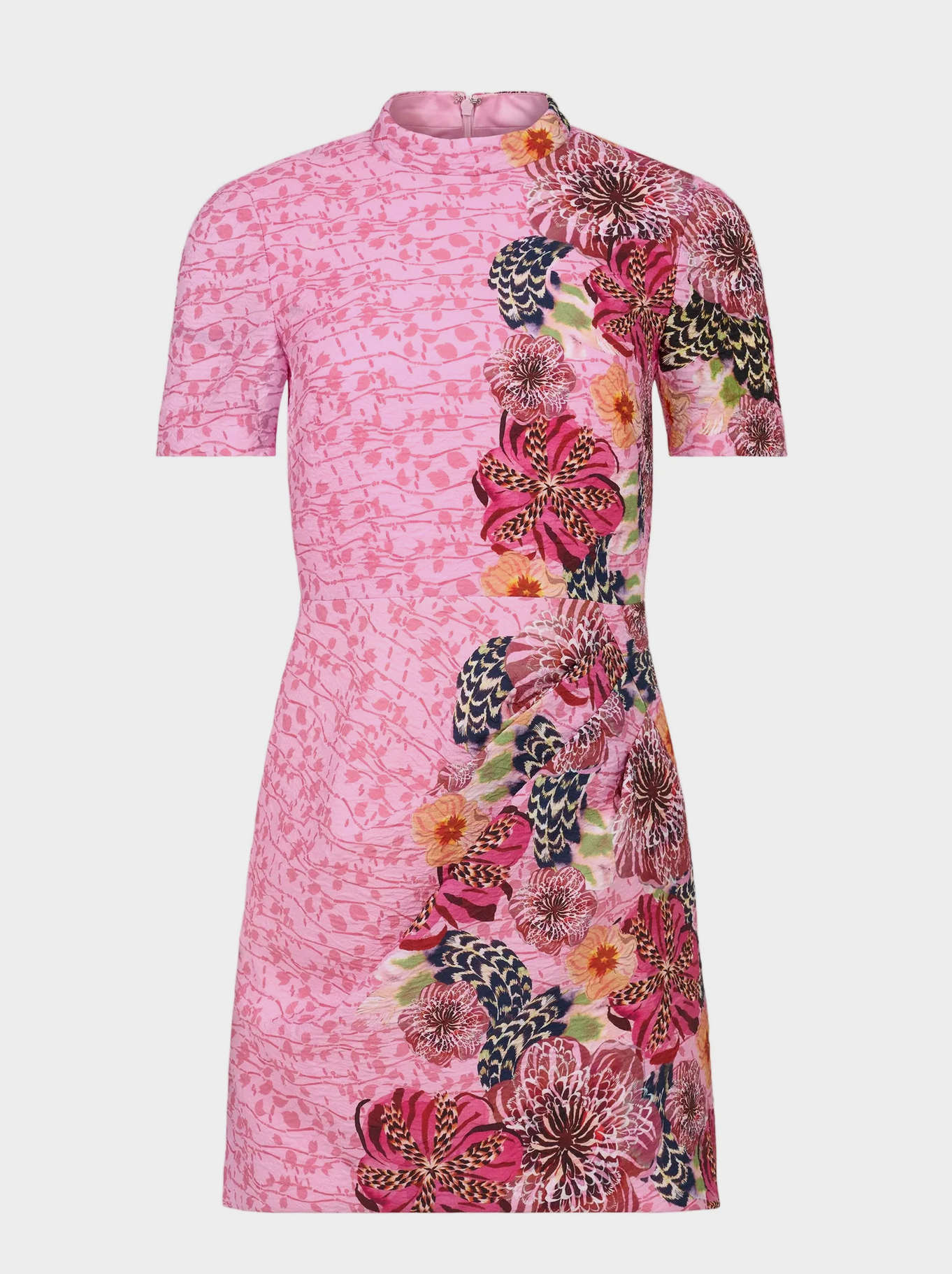 Min Dress in Bamboo Bloom-Dresses-Saloni-Bamboo Bloom-4-Mercantile Portland