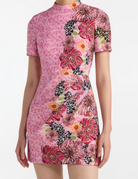 Min Dress in Bamboo Bloom-Dresses-Saloni-Bamboo Bloom-4-Mercantile Portland