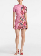 Min Dress in Bamboo Bloom-Dresses-Saloni-Bamboo Bloom-4-Mercantile Portland