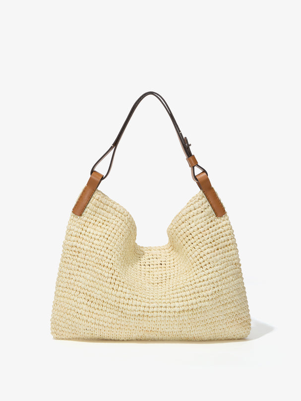 Minetta Bag in Raffia-Handbags-Proenza Schouler White Label-OS-Mercantile Portland