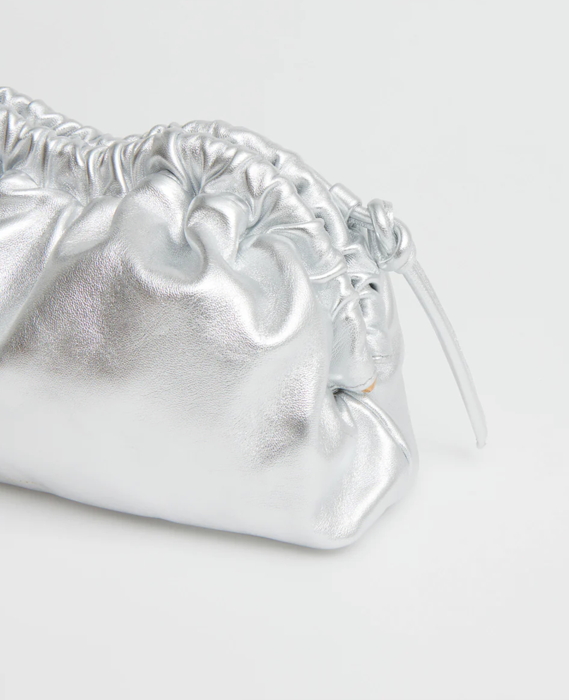 Mini Cloud Clutch-Accessories-Mansur Gavriel-Silver-OS-Mercantile Portland