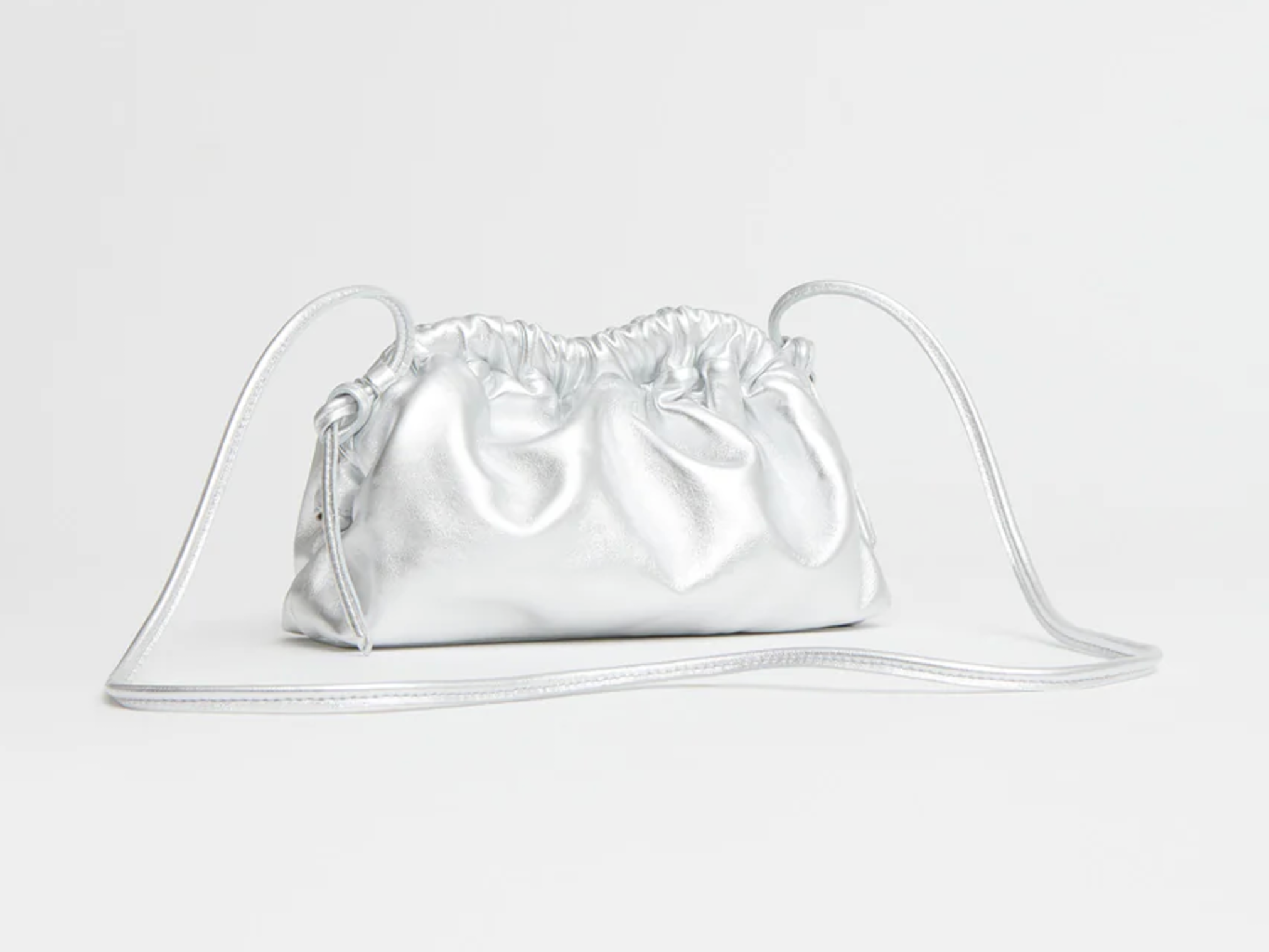 Mini Cloud Clutch-Accessories-Mansur Gavriel-Silver-OS-Mercantile Portland