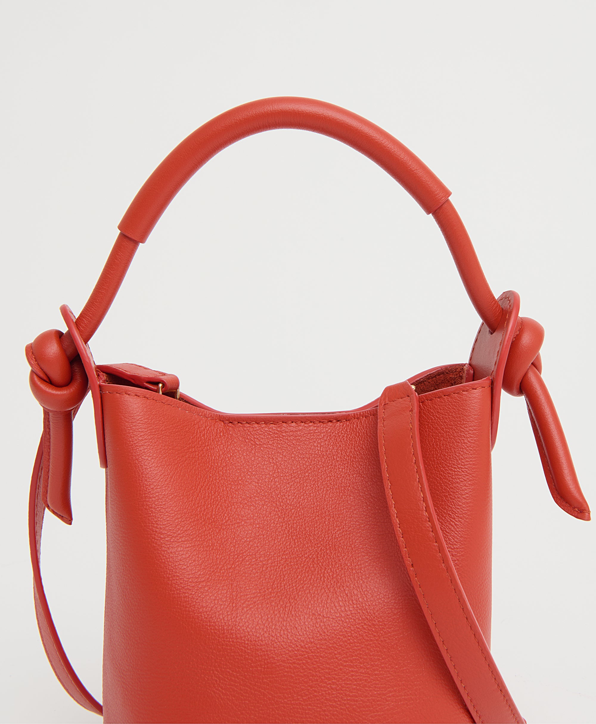 Mini Fortuna Bucket Bag-Handbags-Mansur Gavriel-Pomodoro-OS-Mercantile Portland