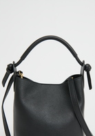 Mini Fortuna Bucket Bag in Black-Handbags-Mansur Gavriel-Black-OS-Mercantile Portland