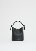 Mini Fortuna Bucket Bag in Black-Handbags-Mansur Gavriel-Black-OS-Mercantile Portland