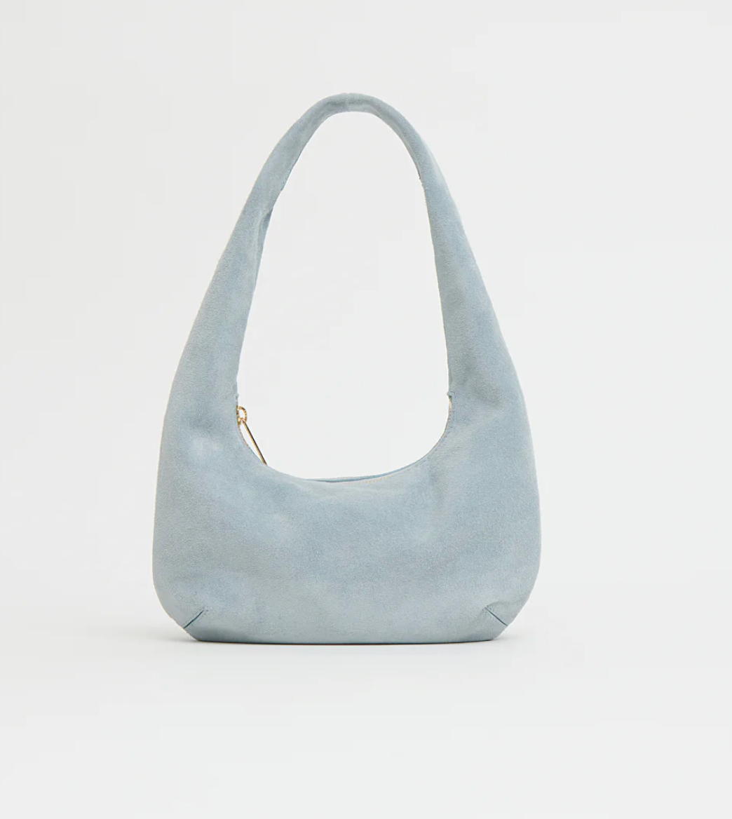 Mini Gnocchi Bag in Baby Blue Suede-Handbags-Mansur Gavriel-Baby Blue Suede-OS-Mercantile Portland