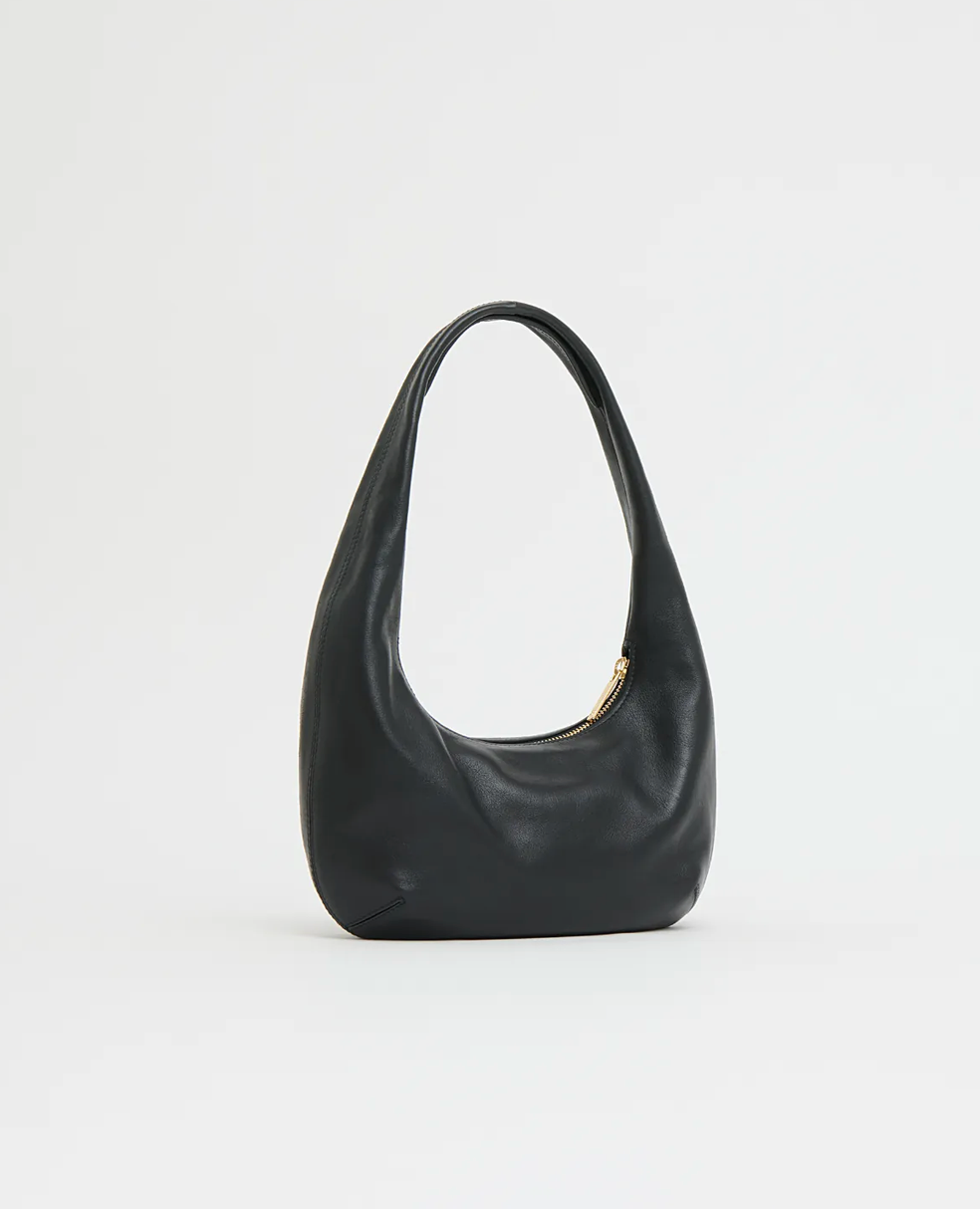 Mini Gnocchi Bag in Black Leather-Handbags-Mansur Gavriel-Black-OS-Mercantile Portland
