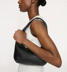 Mini Gnocchi Bag in Black Leather-Handbags-Mansur Gavriel-Black-OS-Mercantile Portland