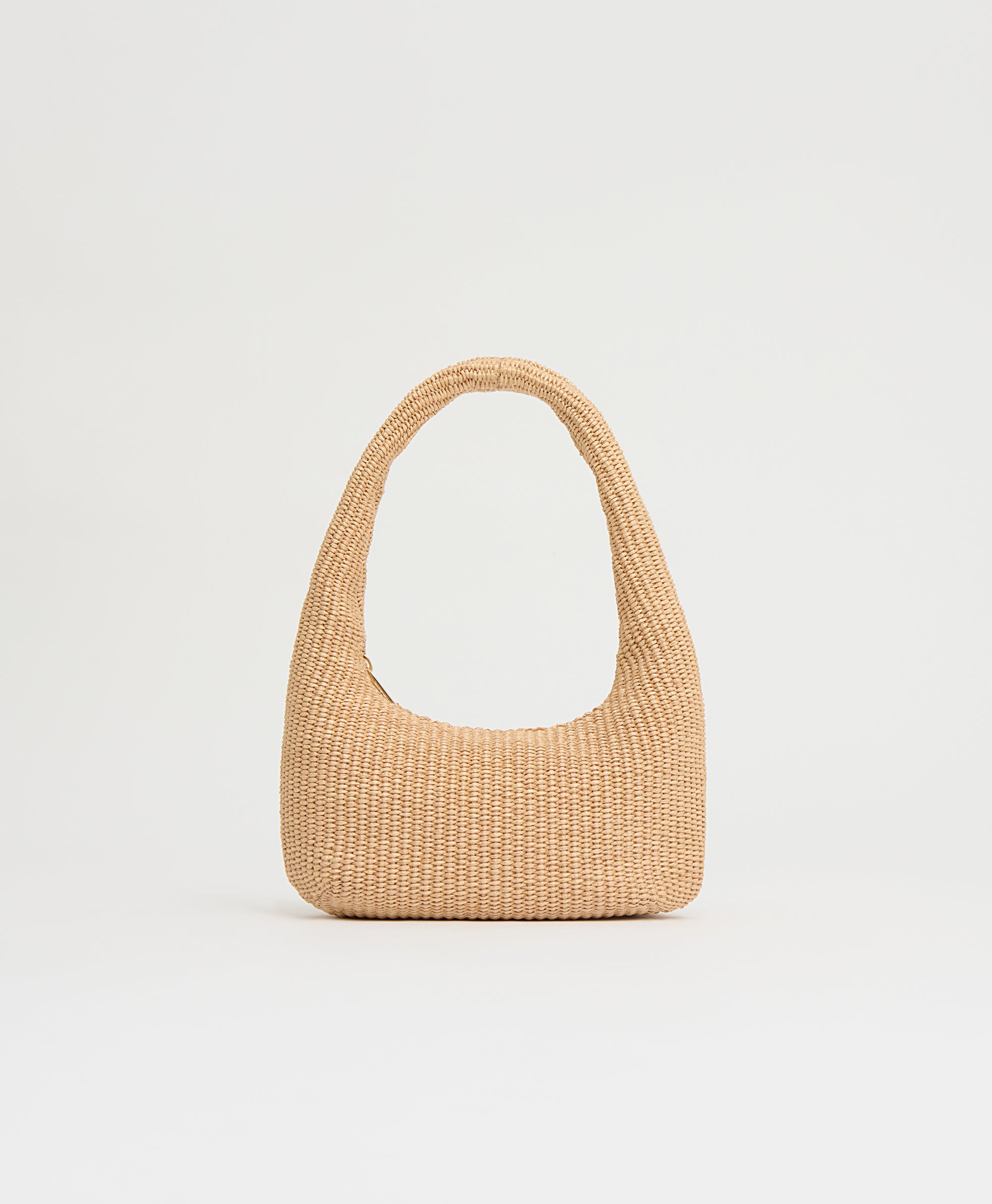 Mini Gnocchi Bag in Raffia-Handbags-Mansur Gavriel-Natural-OS-Mercantile Portland