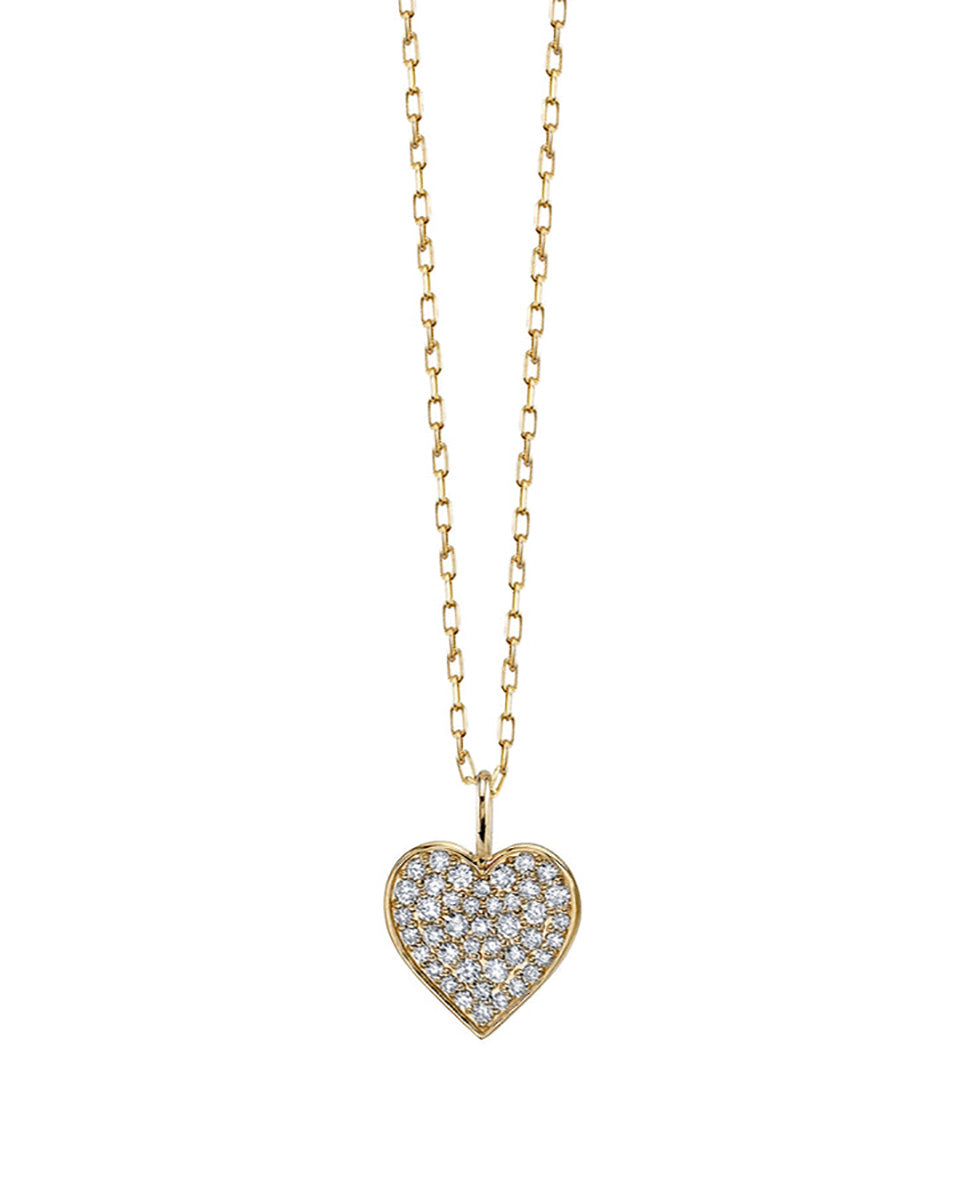 Mini Pavé Heart Charm-Jewelry-Sydney Evan-OS-Mercantile Portland