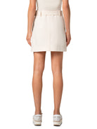 Mini Skirt-Skirts and Shorts-Akris Punto-Cashew-2-Mercantile Portland