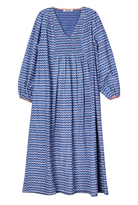 Mira Palma Cotton Voile Caftan-Dresses-Ciao Lucia-Azure-XXS-Mercantile Portland