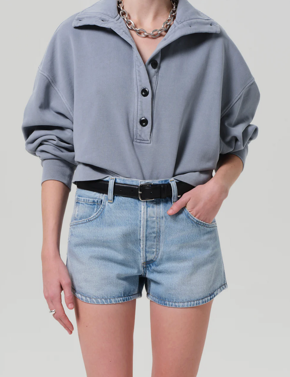 Mirelle Funnel Neck-Clothing-Citizens of Humanity-Hematite-XS-Mercantile Portland