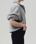 Mirelle Funnel Neck Sweatshirt in Heather Grey-Tops-Citizens of Humanity-Heather Grey-XS-Mercantile Portland